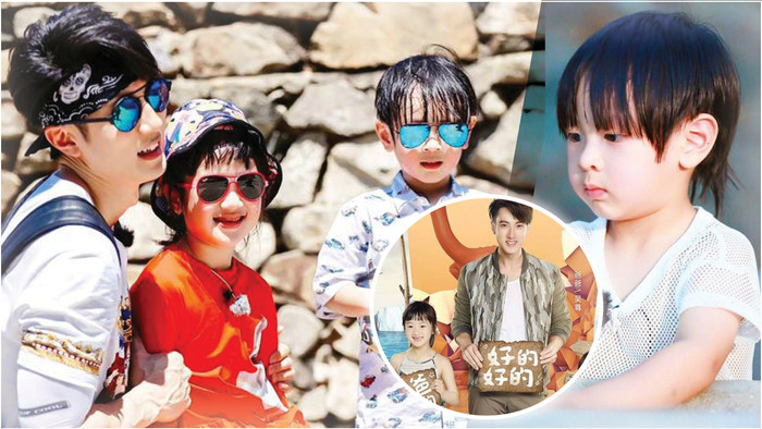 Dân mạng phát sốt với nhan sắc của ba bố con tài tử Ngô Tôn trong 'Bố ơi mình đi đâu thế' bản Trung Ảnh 2