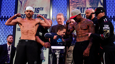 Con trai võ sĩ Anh làm chuyện điên rồ ở buổi cân thử của bố Ảnh 2