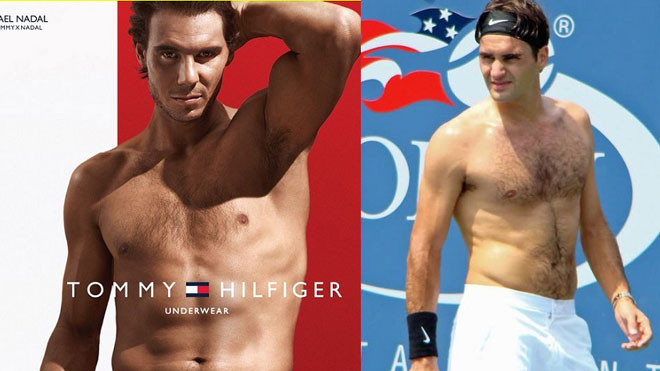 'Bò tót làng banh nỉ' Nadal lực lưỡng vượt xa Roger Federer Ảnh 2