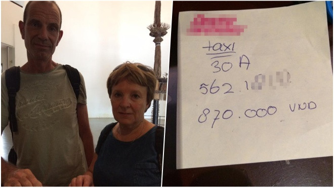 Hà Nội: Vẻ mặt thất vọng của hai vị khách Tây khi bị tài xế taxi thu gần 900 nghìn đồng cho 7km Ảnh 2