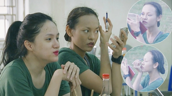 Quyết tâm làm 'chiến sĩ đẹp', Mai Ngô quên cả ăn, kẻ chân mày mọi lúc mọi nơi Ảnh 2