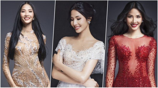 Hoàng Thùy lộng lẫy như nữ thần trên 'đường đua' đến vương miện Hoa hậu Hoàn vũ Việt Nam 2017 Ảnh 2
