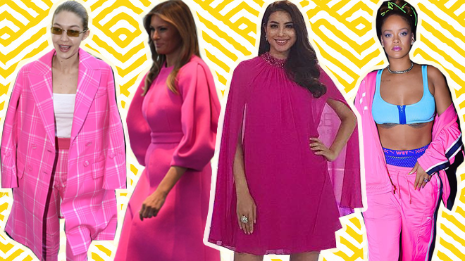 Tông hot pink vừa trở lại 'tung hoành' xâm chiếm làng mốt thế giới thì Phạm Hương đã nhanh chóng 'bắt kịp' nhịp độ Ảnh 2