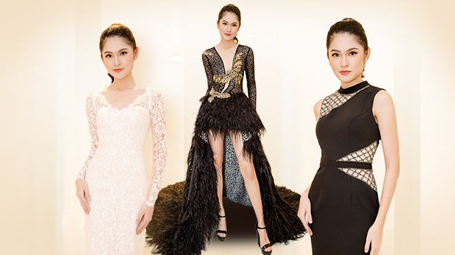 Thuỳ Dung nhờ đến váy áo Lê Thanh Hoà, chuẩn bị chinh chiến Hoa hậu Quốc tế Ảnh 2