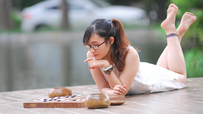 Gặp hoa khôi làng cờ có đam mê đặc biệt với nghệ thuật Ảnh 2