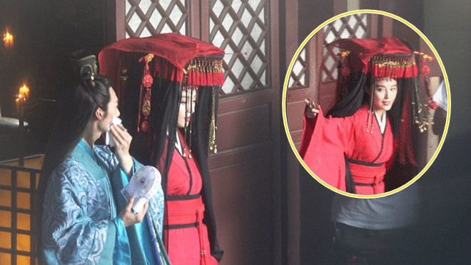 Phạm Băng Băng suýt gãy cổ vì mũ cưới quá nặng Ảnh 2