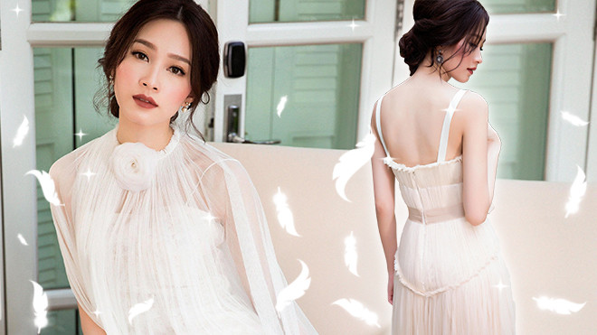 'Thần tiên tỷ tỷ' Đặng Thu Thảo lên xe hoa, ai cũng chờ xem nàng chọn váy cưới kiểu gì? Ảnh 2