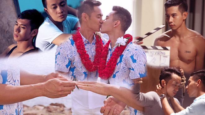 Hồ Vĩnh Khoa và bạn trai trao nhẫn cưới: Chàng 'hotboy nổi loạn' năm nào đã ngừng nổi loạn Ảnh 2