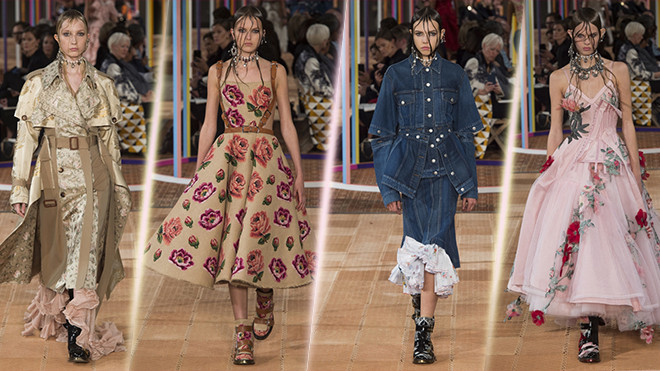 Alexander McQueen mang cả khu vườn mùa hè của nước Anh lên sàn diễn tại Paris Ảnh 2