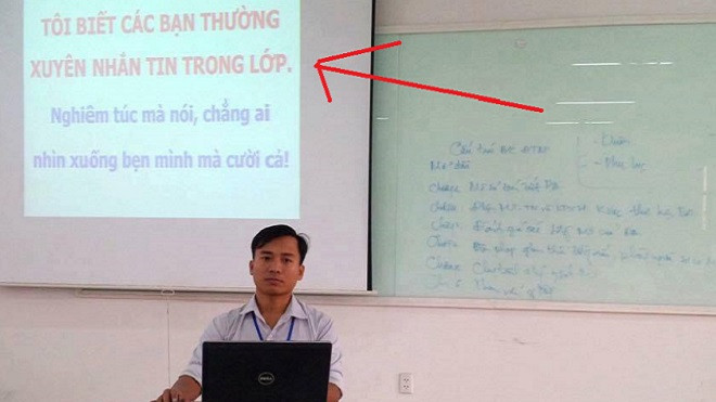 Thầy giáo khiến học sinh 'cười bò' khi cảnh cáo việc nhắn tin trong lớp theo cách thức 'bá đạo' Ảnh 2