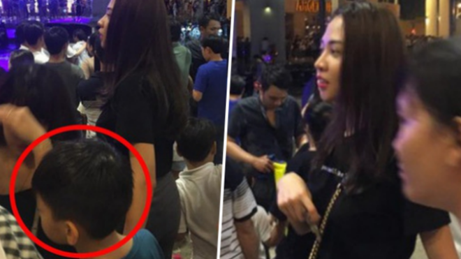 Đàm Thu Trang bị bắt gặp dắt Subeo đi chơi Trung thu tại TP.HCM Ảnh 2