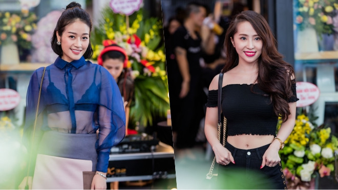 MC Phí Linh diện áo xuyên thấu đọ sắc bên 'cá sấu chúa' Quỳnh Nga Ảnh 2