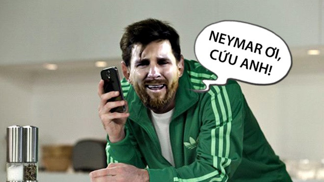 Học vợ Xuân Bắc và Đàm Vĩnh Hưng, Messi livestream cầu cứu Neymar? Ảnh 2