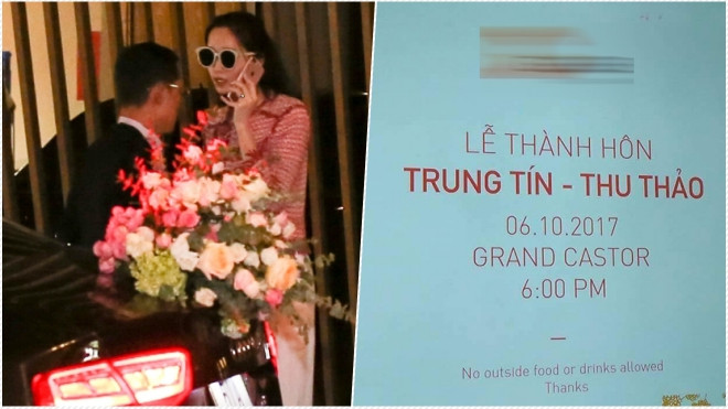 Đặng Thu Thảo xuất hiện chớp nhoáng tại tiệc cưới, liên tục bận rộn điện thoại Ảnh 2