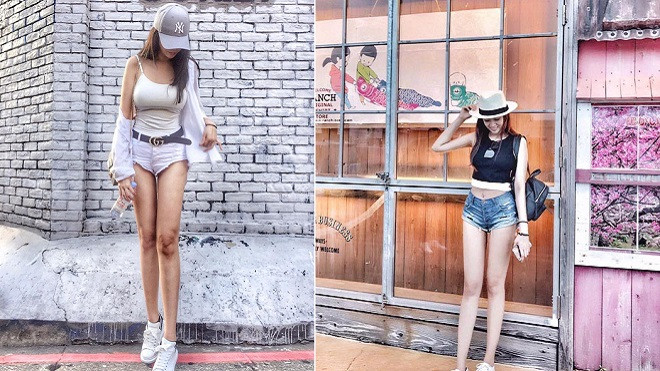 Hot girl sở hữu đôi chân dài miên man đến mức 'mất cân đối' Ảnh 2