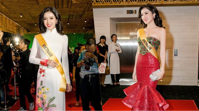 Dù áo dài hay dạ hội thì Á hậu Huyền My vẫn tỏa sáng như nữ thần tại Miss Grand International 2017 Ảnh 2