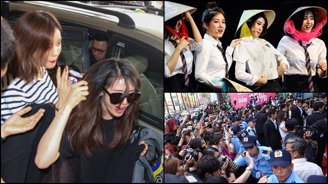 Hơn 100 vệ sĩ hộ tống để tránh T-ara bị fan cuồng chen lấn, giật tóc ở Việt Nam Ảnh 2