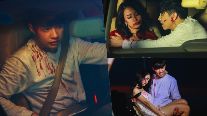 Noo Phước Thịnh bế 'bạn gái' thương tích đầy mình trong 26 giây teaser MV 'ngạt thở' Ảnh 2