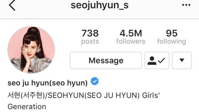 Cập nhật mới nhất: Seohyun thêm lại SNSD vào profile Instagram sau ít phút ‘xóa sổ’ Ảnh 2