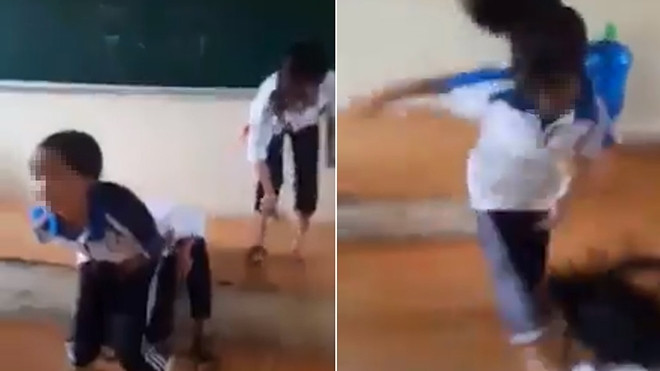 Nữ sinh cấp 2 bị bạn đánh đập, xé rách áo ngay trên bục giảng Ảnh 2