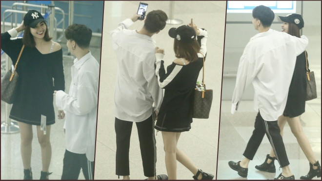 Bắt gặp S.T khoác vai thân thiết, lưu luyến chia tay Lan Ngọc ở sân bay Ảnh 2