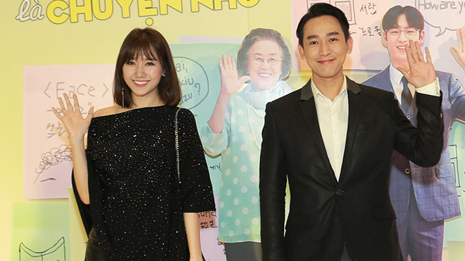 Hari Won gợi cảm cùng Hứa Vĩ Văn lịch lãm đi học… tiếng Anh Ảnh 2