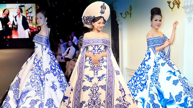 Hoàng Thu Thảo chọn 'đồ cũ' làm Quốc Phục dự thi Miss Globe Beauty Queen 2017 Ảnh 2