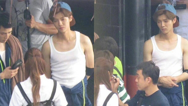 Thêm hình ảnh Lộc Hàm say đắm nhìn Quan Hiểu Đồng, tình yêu đong đầy trong mắt Ảnh 2