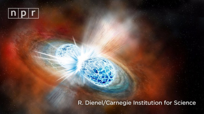 Phát hiện 2 ngôi sao đâm vào nhau tạo ra vàng Ảnh 2