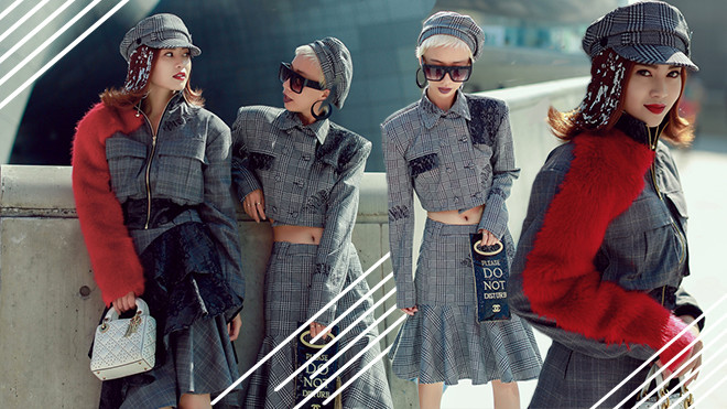 Lần đầu chinh chiến Seoul Fashion Week, Lan Ngọc 'vác' cây hàng hiệu khuynh đảo đường phố Hàn Ảnh 2