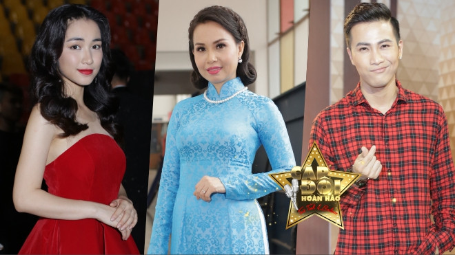 Ghi hình Cặp đôi hoàn hảo: 'Chị Tư' Cẩm Ly làm cố vấn, Hoà Minzy rủ Mai Tiến Dũng diện đồ đỏ ton-sur-ton Ảnh 2