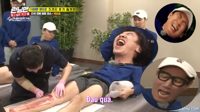 Cười ra nước mắt với màn tẩy lông chân của các quý ông Running Man Ảnh 2