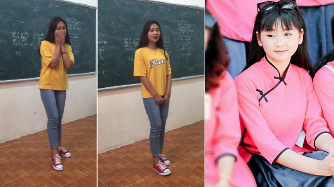 Nữ sinh hát quan họ giữa lớp, mà cứ cảm tưởng là đang hát nhép vì quá hay! Ảnh 2