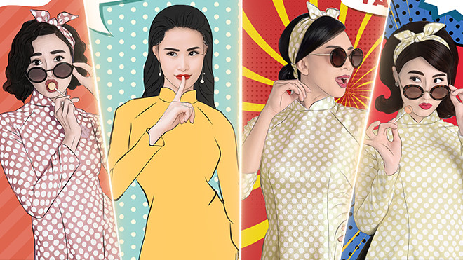 Đông Nhi, Diễm My 9x chụp ảnh pop-art cùng 'mẹ con' Ngô Thanh Vân - Lan Ngọc Ảnh 2