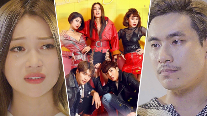 Tập 1 phim 'Lật mặt showbiz' mạnh tay lấy đề tài 'giật chồng', 'người thứ 3' trong giới giải trí Ảnh 2