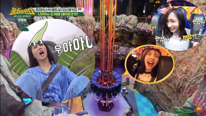 Các cô nàng TWICE 'xanh mặt' trải nghiệm trò chơi cảm giác mạnh tại Đà Nẵng Ảnh 2