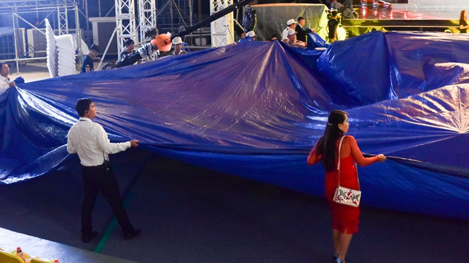 BTC Miss Grand International 2017 thông báo hoãn giờ bắt đầu đêm Chung kết do mưa lớn Ảnh 2