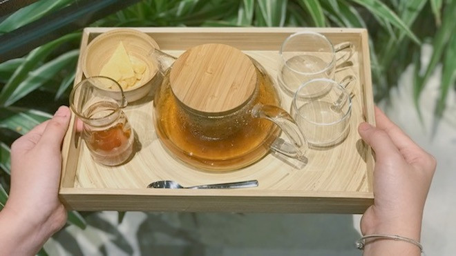 Thưởng trà trong thiên đường ngập hương hoa ngay tại Sài Gòn Ảnh 2