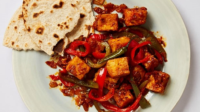 Món ngon mỗi ngày: Đậu hũ xào cay kiểu Ấn Ảnh 2