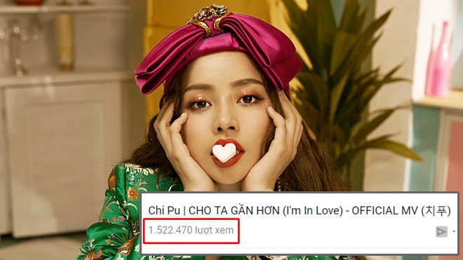 Chưa đầy 24h, ‘Cho ta gần hơn’ của Chi Pu nhanh chóng cán mốc 1,5 triệu view Ảnh 2