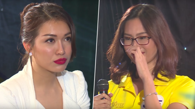 Thí sinh Hoa hậu Hoàn vũ Việt Nam không kìm được nước mắt kể về hoàn cảnh của em trai Ảnh 2