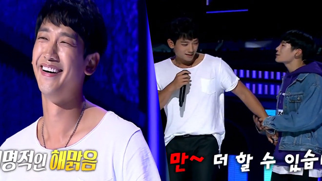 Giám khảo Bi Rain ngại ngùng khi bị thí sinh nắm tay năn nỉ nhảy mẫu tại The Unit Ảnh 2