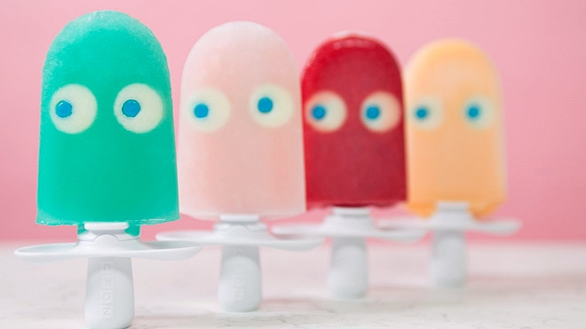 Công thức làm kem que hình chú ma chỉ với nước ép nho và nước chanh Ảnh 2