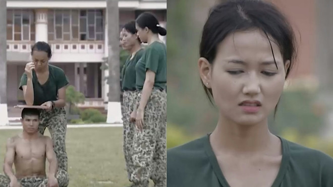 Luyện tập chặt gạch, Nhung Gumiho 'mè nheo' với chỉ huy vì sợ đồng đội nam đau đầu Ảnh 2