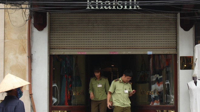 Quản lý thị trường nói nhân viên Khaisilk thay hàng Trung Quốc Ảnh 2