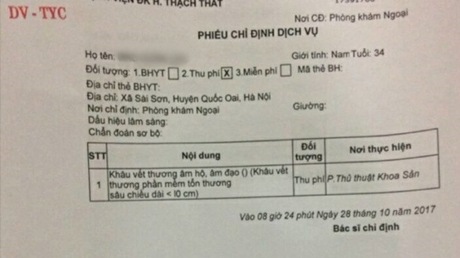 Vụ nam bệnh nhân bị chỉ định khâu… âm đạo: Yêu cầu kiểm điểm nhân viên đánh máy Ảnh 2