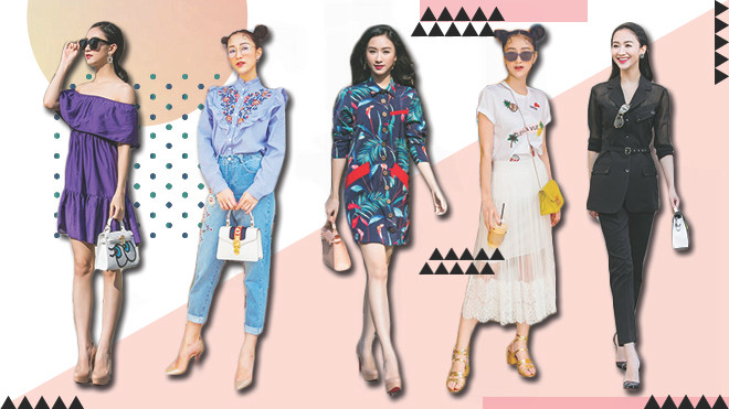 Nằm ngoài đường đua hàng hiệu, Hà Thu diện street style vẫn đầy 'khí chất' hút mọi ánh nhìn Ảnh 2