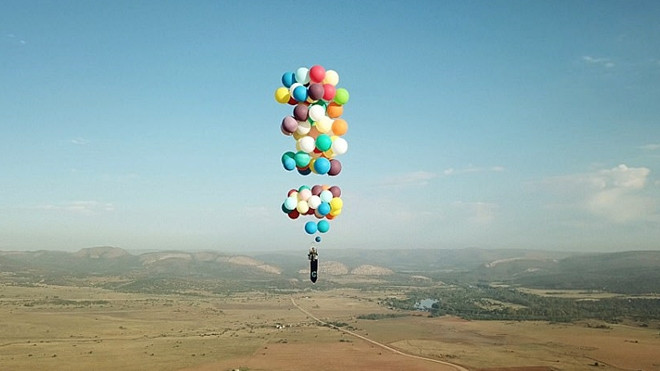 Du hành bằng bóng bay: chuyện tưởng chỉ có trong 'Up' Ảnh 2