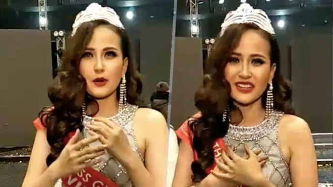 Clip: Khánh Ngân chia sẻ cảm xúc sau khi đăng Hoa hậu Hoàn cầu 2017 Ảnh 2