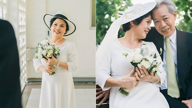 'Mẹ buồn vì chưa được khoác váy cưới bao giờ' và con trai đã làm ngay điều này tặng bố mẹ! Ảnh 2